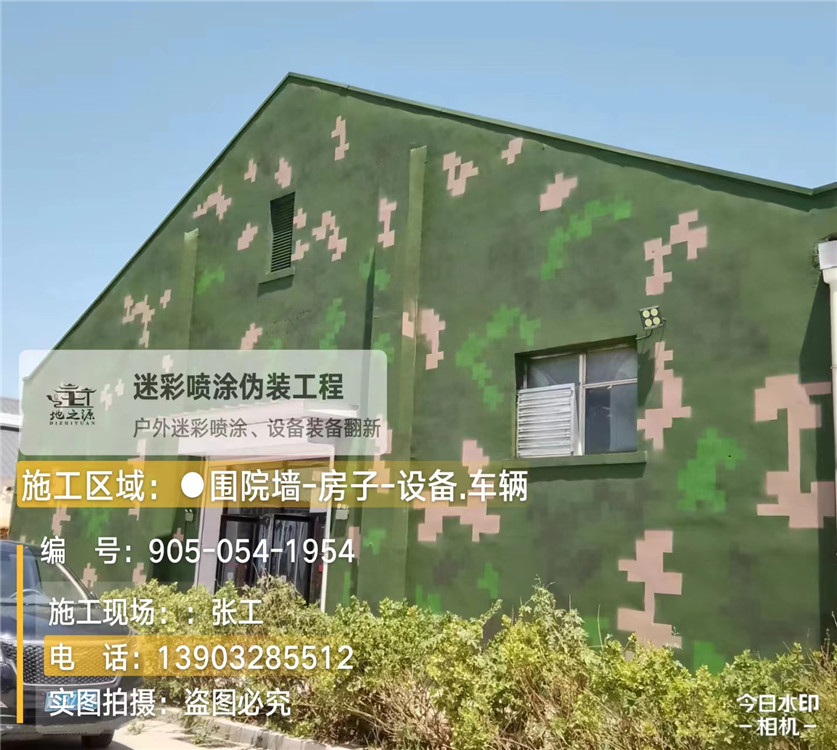 广安外墙数码迷彩漆施工报价清单（100㎡标准墙面测算）